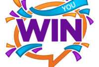 You Win Congratulation Banner Template With for Congratulations Banner Template