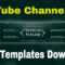 Youtube Channel Art Template Psd Free Download Within Youtube Banner Template Size