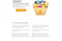 Zerotype A Blank Canvas Template - Web Template » All Free for Blank Food Web Template